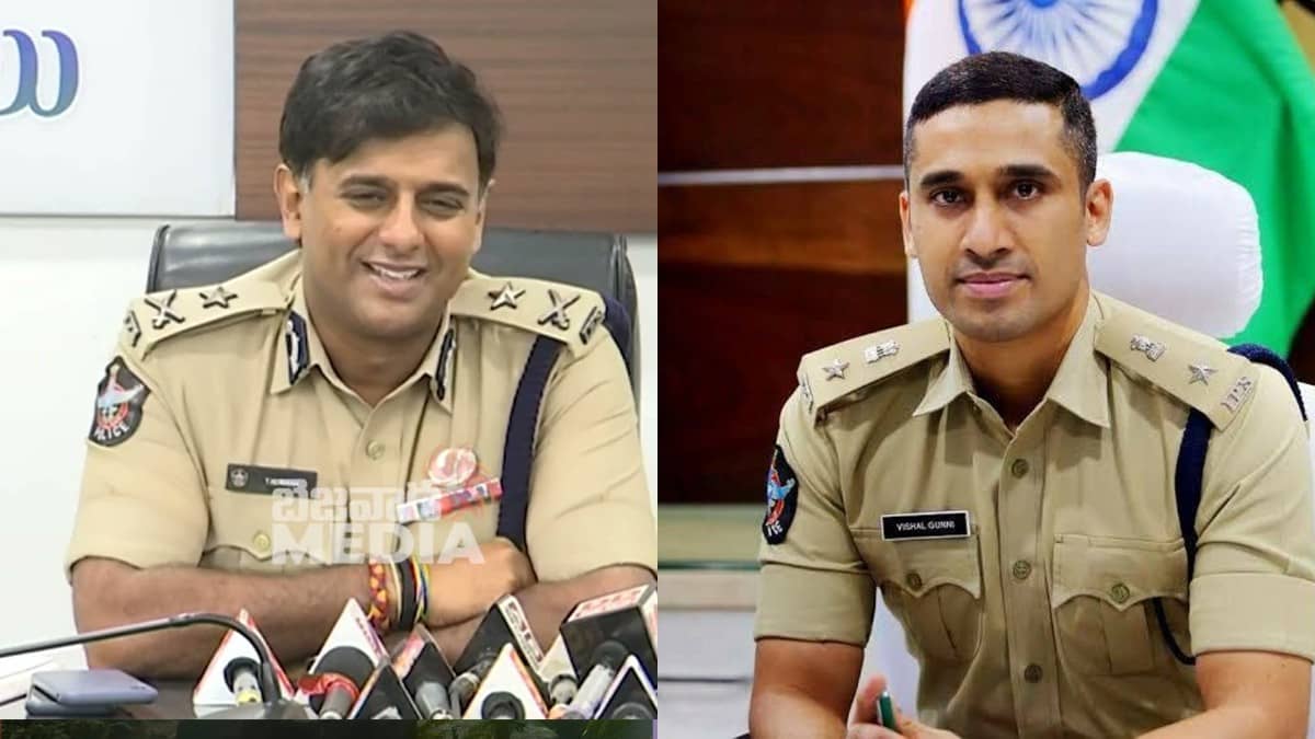 Kanthi Rana Tata and Vishal Gunni following new IPS postings in Andhra Pradesh police reshuffle
