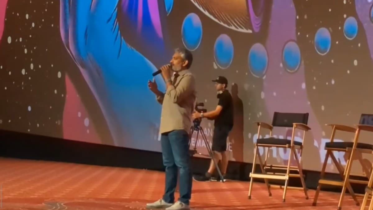 S.S. Rajamouli and Mahesh Babu from the upcoming film Varanasi