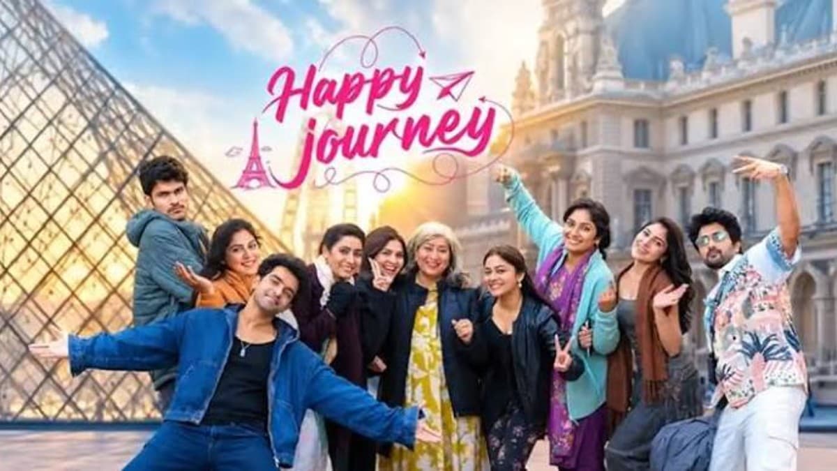 Annapurnamma, Aamani, Jhansi and the women-led cast of Happy Journey during their Europe trip